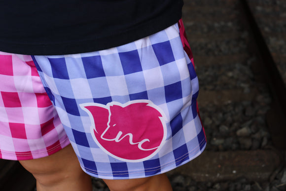 Gingham Footy Shorts